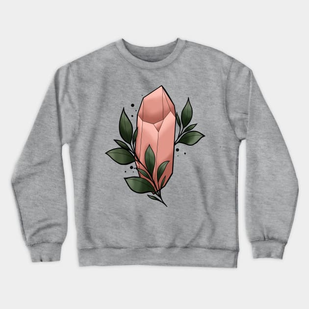 Rose Quartz Crewneck Sweatshirt by Gekko and the Samurai 